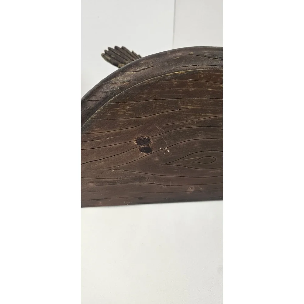 Vintage Bird Wall Shelf Rustic Woodland Flying Dove Resin Display Shelf 12 Inch